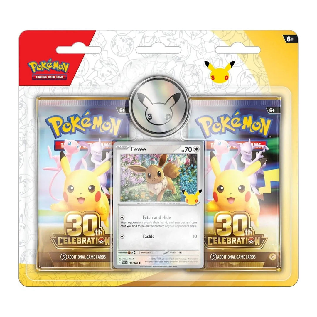 Pokémon TCG: 30th Celebration: Eevee 2-Pack Blister